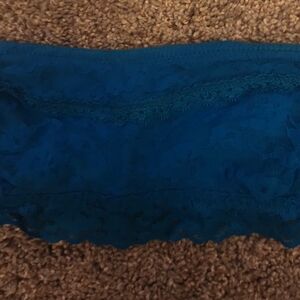 Gilly Hicks Midnight Blue Lace Lined  Bandeau